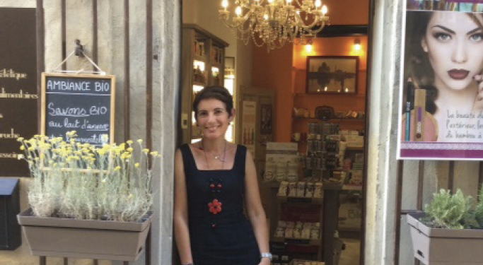 Ambiance bio à Lourmarin