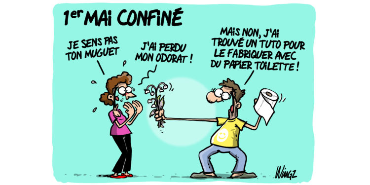 Le muguet du 1er Mai vu par Wingz pour l’Echo du Mardi !