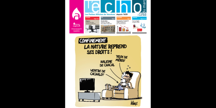L’Echo du Mardi n°3908-09 du 31 mars & 7 avril 2020