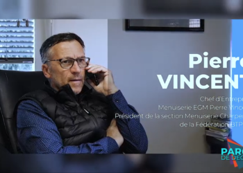 (vidéo) Pierre Vincent, président de la section Menuiserie Charpente de la Fédération du BTP de Vaucluse, assure que les entreprises sont au plus près de leurs salariés !