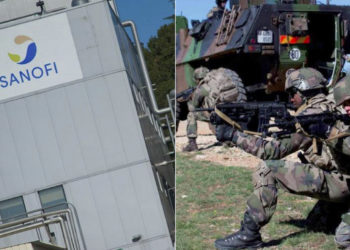 La Légion sécurise le site Sanofi d’Aramon