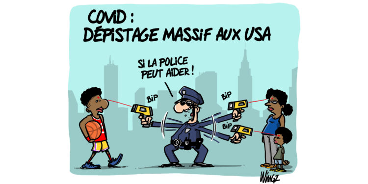 Le Coronavirus aux USA vu par Wingz pour l’Echo du Mardi !