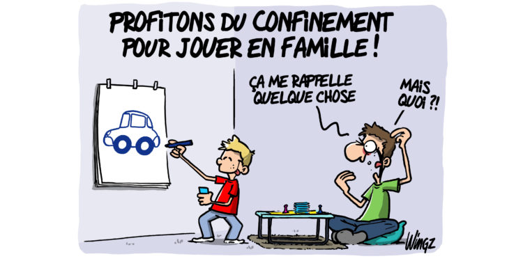 Le confinement vu par Wingz pour l’Echo du Mardi !