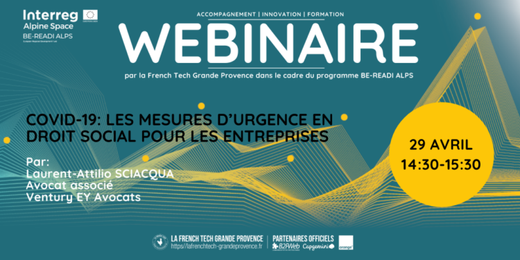 Covid-19 : un webinaire sur la question du droit du travail