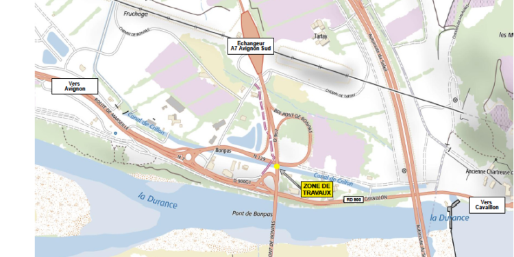 Des travaux de consolidation pour le pont du canal Crillon à Bonpas
