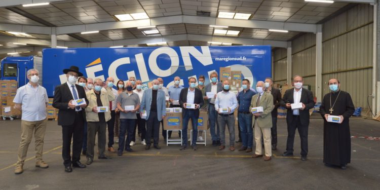 La Région Sud distribue 671 000 masques supplémentaires