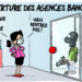 Le masque dans une banque vu par Wingz pour l’Echo du Mardi