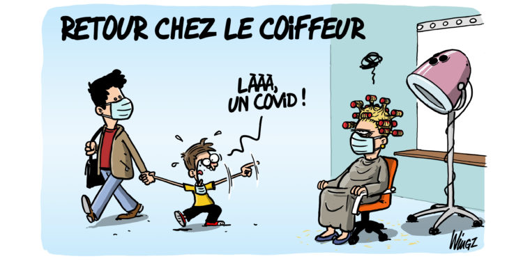 L’ouverture des salons de coiffure vu par Wingz pour l’Echo du Mardi