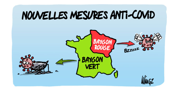 La France déconfinée vu par Wingz pour l’Echo du Mardi !