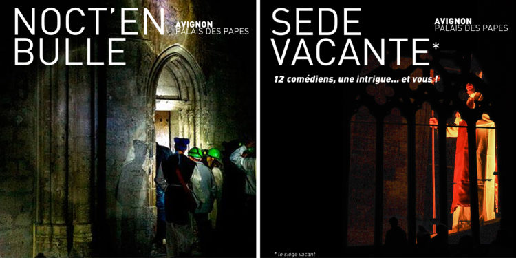 ‘Noct’en bulle’ et ‘Sede vacante’, deux visites ludiques au cœur du Palais des papes