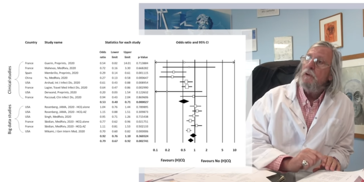(vidéo) « Le débat sur la toxicité de l’hydroxychloroquine est maintenant terminé » Didier Raoult 