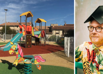 Morières : l’artiste avignonnais Pablito Zago se prend au jeu