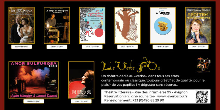 Avignon, Théâtre du Verbe Fou, préparez-vous aux Estivades !