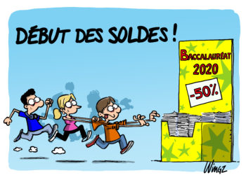 Début des soldes vu par Wingz pour l’Echo du Mardi