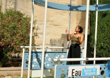 Le Grand Avignon a installé deux kiosques brumisateurs dans les jardins publics d’Avignon