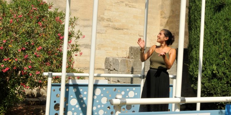 Le Grand Avignon a installé deux kiosques brumisateurs dans les jardins publics d’Avignon