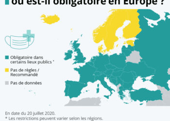 Port du masque : où est-il obligatoire en Europe ?