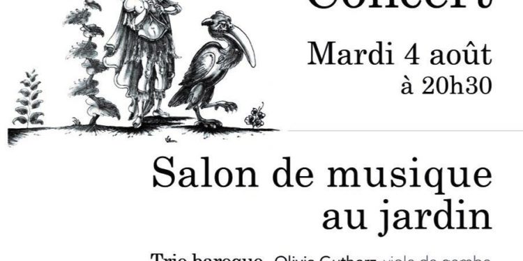 Avignon: le Musée Louis Vouland propose un salon de musique au jardin avec le Trio baroque, mardi 4 août à 20h30