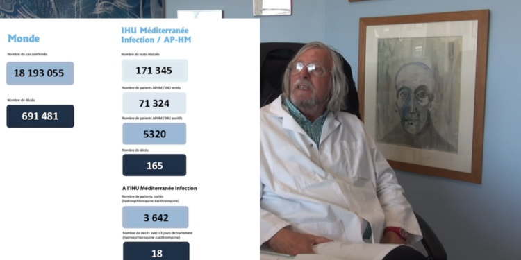 (vidéo) Didier Raoult : « Il y a changement de profil des cas. »