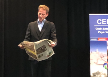 Club d’entreprises Pays Vaison : les entrepreneurs conquis par la conférence atypique de Julien Labigne