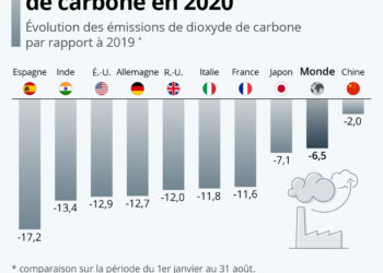 Comment les émissions de carbone ont chuté en 2020
