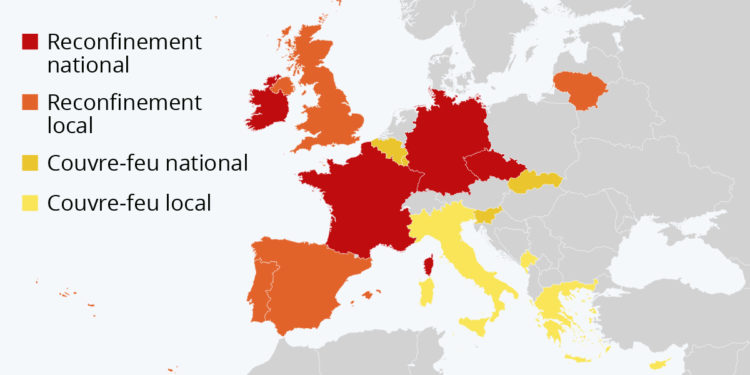 L’Europe se reconfine