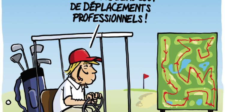 Les 750 $ d&rsquo;impôts de Trump vu par Wingz pour l’Echo du Mardi