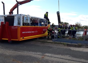 Bollène : un grand exercice de pompage mené au barrage de Donzère-Mondragon