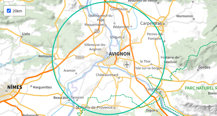 (Officiel) : Comment calculer le rayon de 20 km autour de votre domicile ?