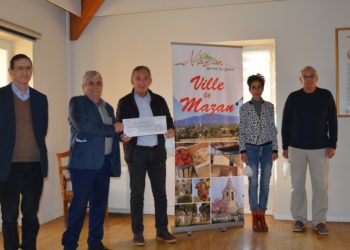 Mazan : un don de 2 000 € aux communes sinistrées des Alpes-Maritimes