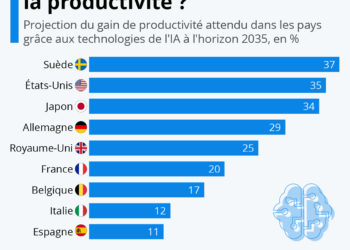 Où l’IA améliorera le plus la productivité du travail ?