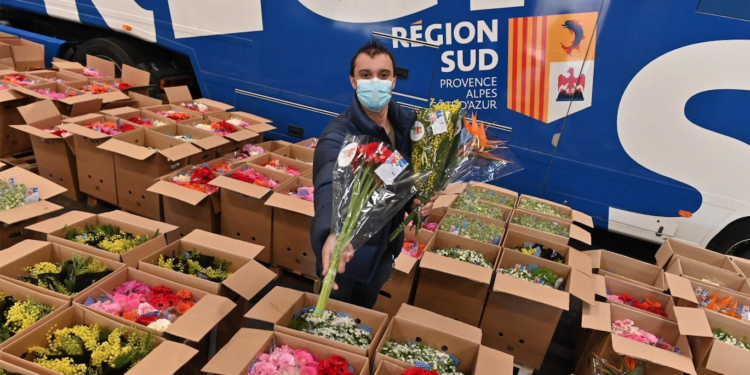 10 000 bouquets pour les soignants de Provence-Alpes-Côte d’Azur