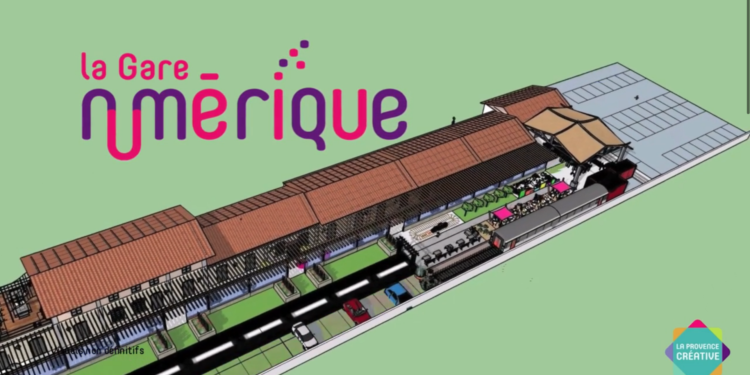 Carpentras : la Gare numérique sur les rails au printemps 2021