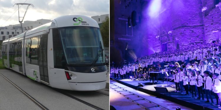 Avignon : le chœur Spectacul’Art prend le tramway
