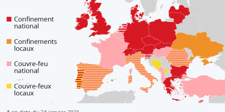L’Europe confinée