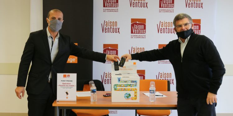 Vaison-Ventoux et Orange lancent une collecte des mobiles usagés