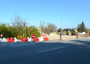 Poursuite des travaux d’aménagement de la véloroute du Calavon entre Robion et Cavaillon