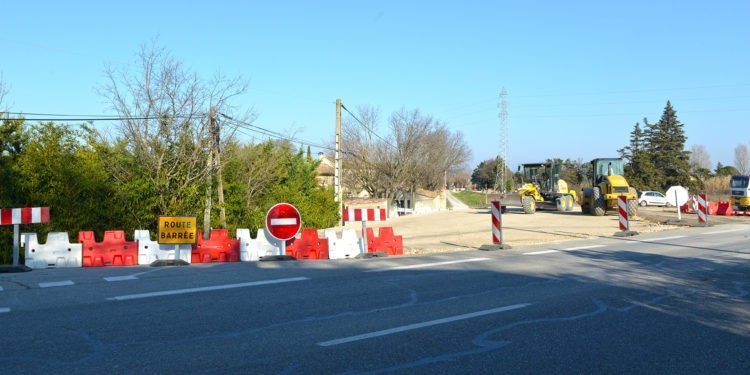 Poursuite des travaux d’aménagement de la véloroute du Calavon entre Robion et Cavaillon