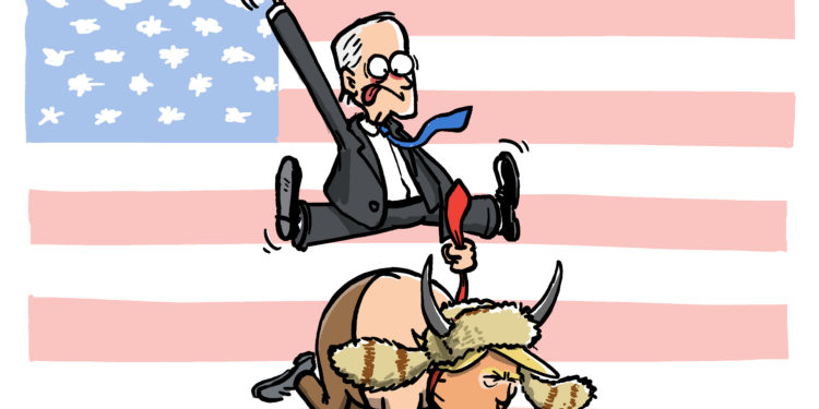 Passation Trump/Biden vu par Wingz pour l’Echo du Mardi