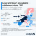 Le grand écart du salaire minimum en Europe