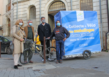 Isle-sur-la-Sorgue, ville pilote pour le recyclage en vélo-remorque