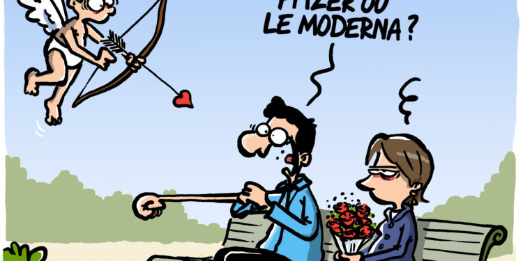 La Saint-Valentin vu par Wingz pour l’Echo du Mardi