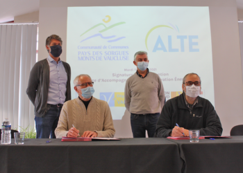 1re convention rénovation énergétique du département pour Pays des Sorgues/Monts de Vaucluse