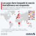 Les pays dans lesquels le vaccin AstraZeneca a été suspendu