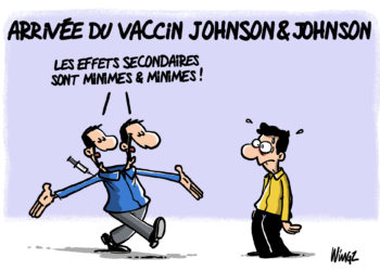 L’arrivée du vaccin Johnson & Johnson vu par Wingz pour l’Echo du Mardi