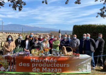 Mazan,  Le marché de producteurs est de retour du samedi 3 avril  jusqu’en novembre