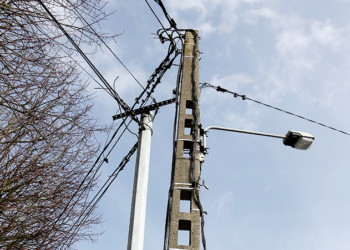 Cavaillon, la rue des Courses a dit adieu à ses câbles aériens