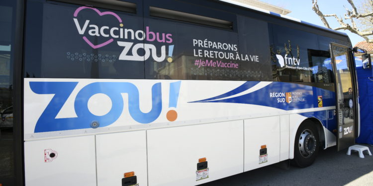 Le calendrier de déploiement du ‘Vaccinobus’ de la Région en Vaucluse