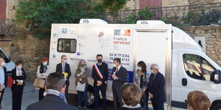 Aygues-Ouvèze en Provence : le bus ‘France services’ inauguré