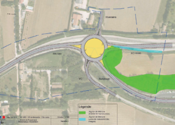 Un giratoire pour sécuriser la sortie de l’A9 à Roquemaure
